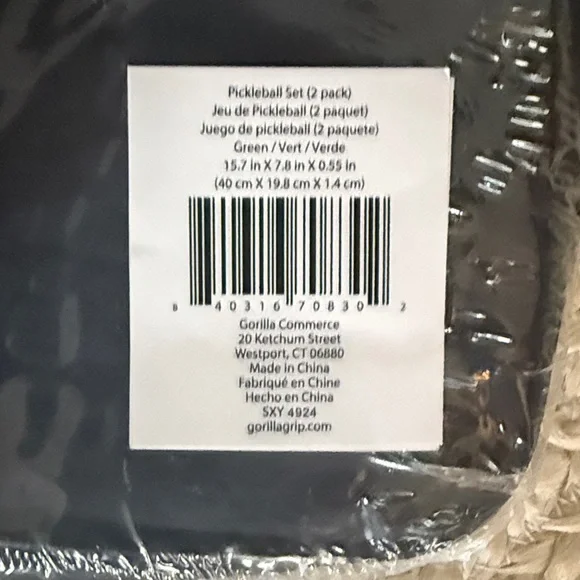 NWT Gorilla Gear Pickleball Two Player Set with Carrier Bag - Picture 5 of 5